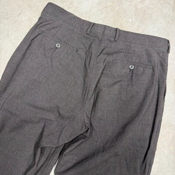 NWT Coppley Dress Pants Mens Stretch Wool Trousers Sharkskin Grey 34x31 - Picture 9 of 10